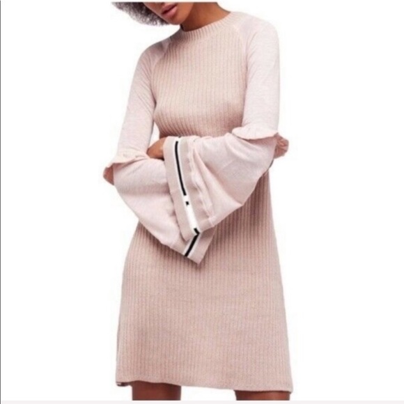 FREE PEOPLE  / Zou Bisou Knit Mini Dress - Picture 2 of 6